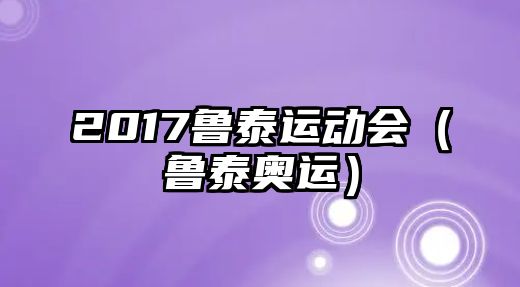 2017魯泰運動會（魯泰奧運）