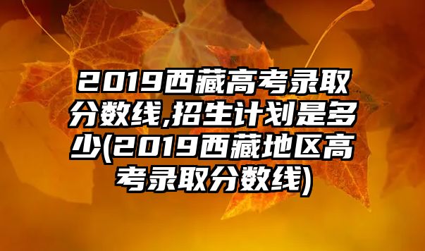 2019西藏高考錄取分?jǐn)?shù)線,招生計(jì)劃是多少(2019西藏地區(qū)高考錄取分?jǐn)?shù)線)