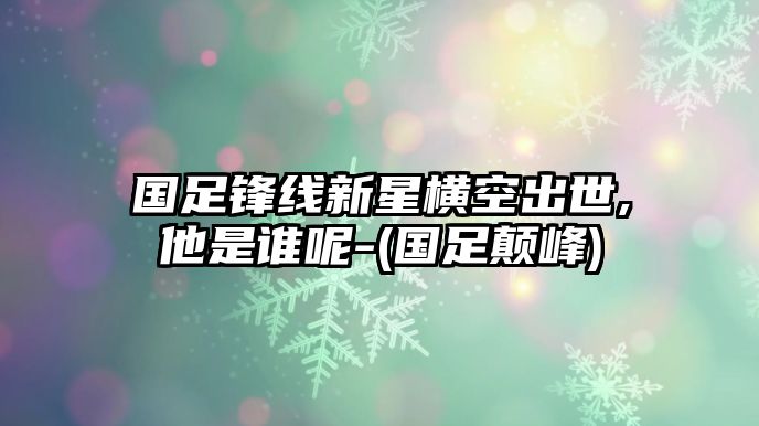 國(guó)足鋒線新星橫空出世,他是誰(shuí)呢-(國(guó)足顛峰)