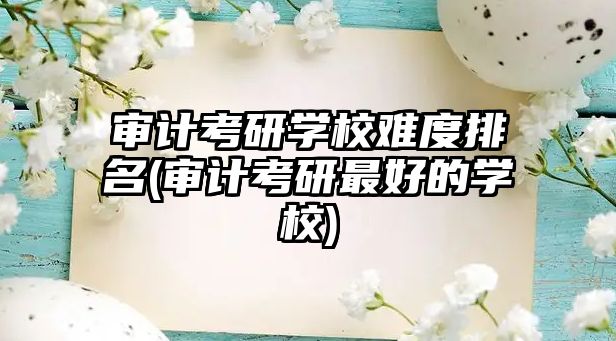 審計(jì)考研學(xué)校難度排名(審計(jì)考研最好的學(xué)校)