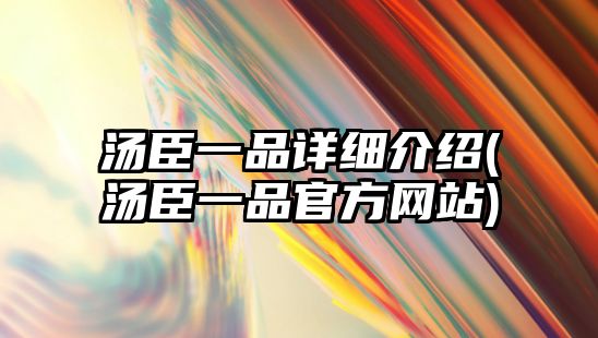 湯臣一品詳細(xì)介紹(湯臣一品官方網(wǎng)站)