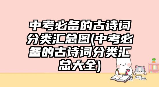 中考必備的古詩詞分類匯總圖(中考必備的古詩詞分類匯總大全)